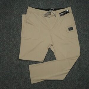 Anetik Pants Mens 36x32 Khaki Tan Roam Tech Performance Chino Lightweight NWT